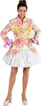 Cupido & Valentijn Kostuum | Roze Snoep Hartjes Sweet Heart Jas Vrouw | Small | Carnavalskleding | Verkleedkleding