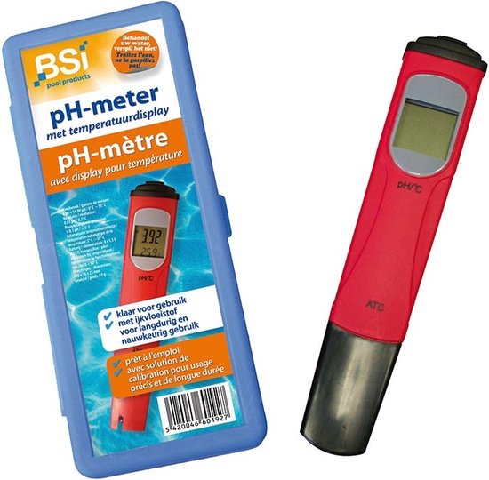 BSI - pH-Meter - Zwembad - Zwembadaccessoires - Voor het meten van de pH-waarde  en de... | bol.com