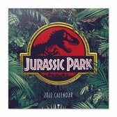 Jurassic Park kalender 2024 - film - Steven Spielberg - dinosaurussen - Tyrannosaurus - formaat 30 x 30 cm