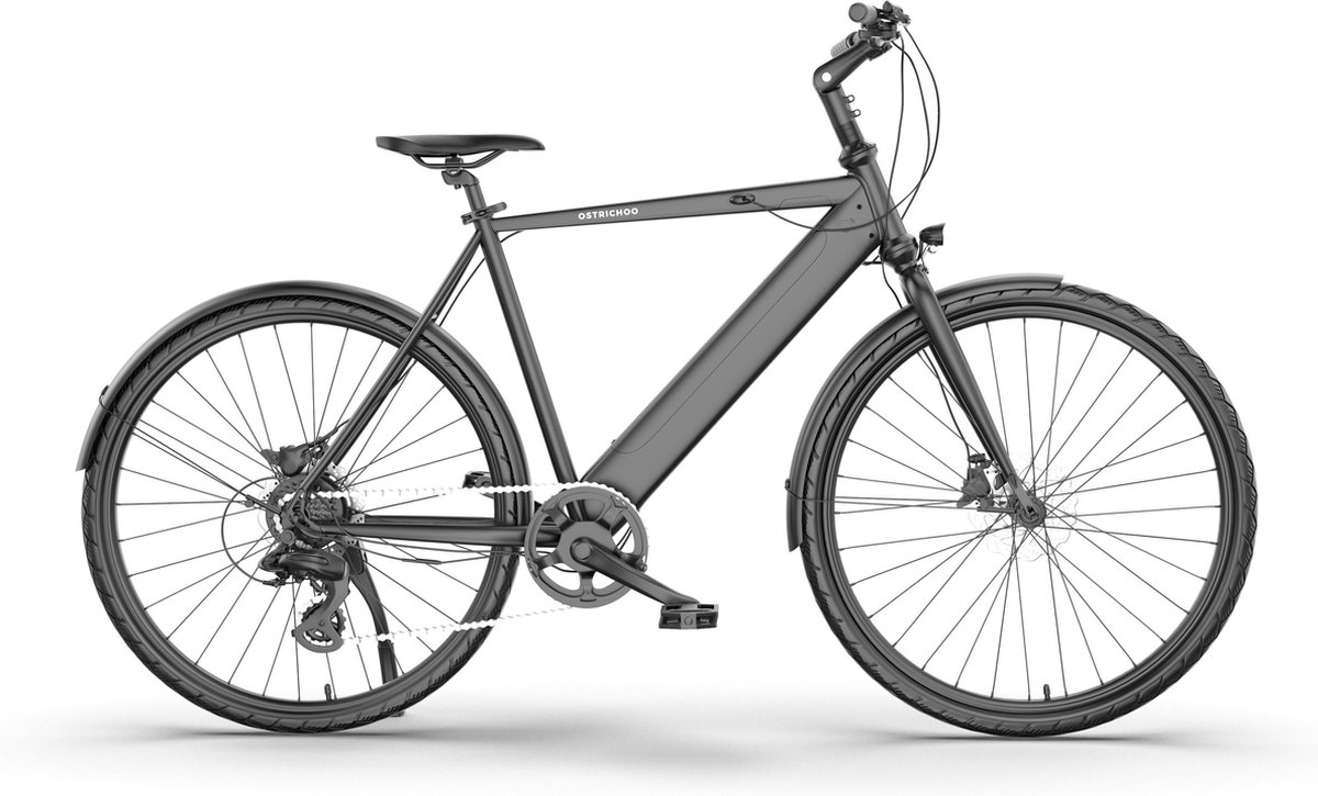 Ostrichoo® Zeno Elektrische Fiets Urban E bike Uitgerust met Supercondensator 30 min laadtijd