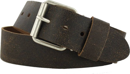 fashionchimp Damesriem met XXL-oogjes en klinknagels, riem in vintage