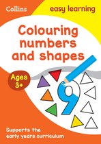 Collins Easy Learning Preschool- Colouring Numbers and Shapes Early Years Age 3+