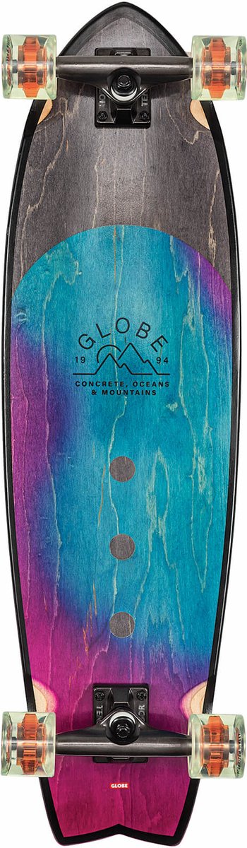 Globe Chromantic Washed Aqua cruiser Veelkleurig