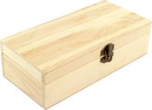 Kangaro hobbybox - 21 x 10 x 6,2cm - beukenhout - ongelakt - K-0035D830