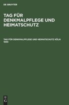 Tag fur Denkmalpflege und Heimatschutz Koeln 1930