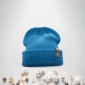 Goggleface - Skate Beanie | Surf & Turf - Muts - Blauw - Turquoise - Unisex