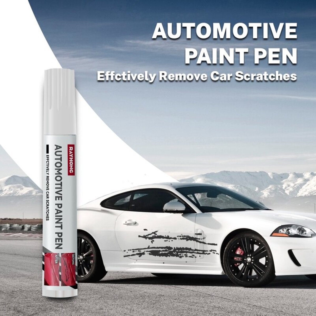 Auto Verf Reparatie Pen , Auto Kras Remover -Wit ,goede kwaliteit