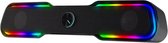 Dakta® Game Speakers voor PC / Playstation | USB | LED Gaming | Bluetooth | RGB Kleuren | Touch Control | Zwart