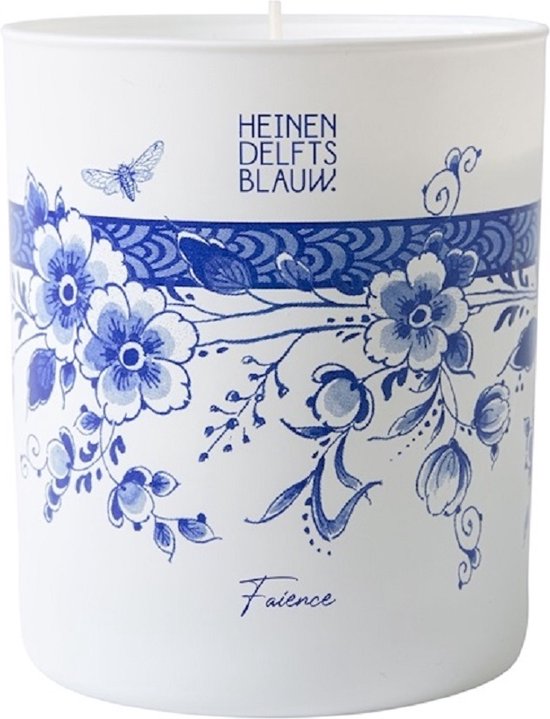 Heinen Delfts Blauw | Geurkaars Faience | Souvenir | Delfts Blauw | Holland