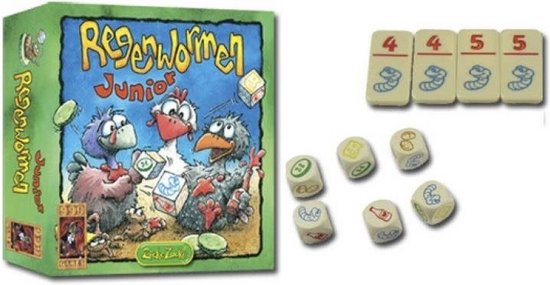 Thumbnail van een extra afbeelding van het spel Spellenbundel - 2 Stuks - Regenwormen Junior  & 30 seconds junior