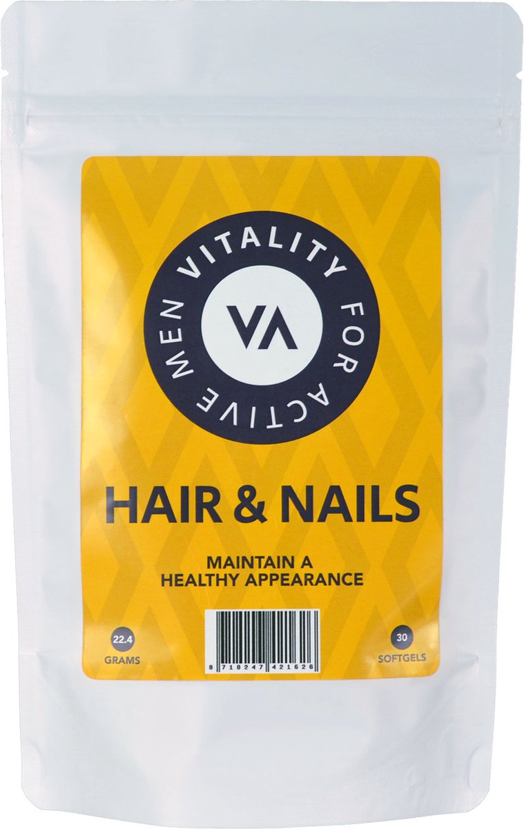 Vitality - Haar en Nagels - Vitamines en mineralen - 30 softgels