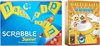 Afbeelding van het spelletje Spellenbundel - 2 Stuks - Mattel Scrabble Junior & Halli Galli Junior