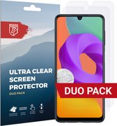 Rosso Clear Screen Protector Duo Pack Geschikt voor Samsung Galaxy M22/A22 4G Ultra