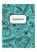 Kookschrift - Recepten - Dinerboek - Gastenlijst - Boodschappenlijst - Gerechten - Kooknotities - Koken - Softcover - Elastiek