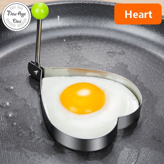 Fdit moule à œufs rond Moule à friture à oeufs en acier inoxydable
