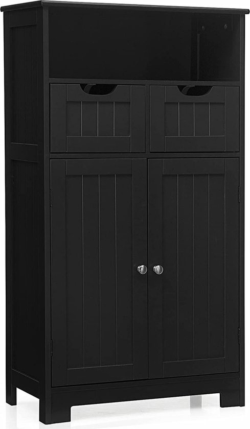Kast in de badkamer - Badkamermeubel - Wandkast - Opbergkast - Met 2
