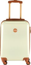 Princess Traveller Trendy Dots - Handbagage Koffer - Crème - S - 55cm