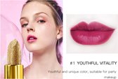 DW4Trading Gouden Glitter Lippenstift - Roze