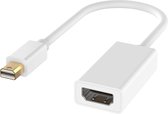 Thunderbolt naar HDMI adapter -  4K - Wit - Mini Displayport naar HDMI - Geschikt voor: Chromebook, XPS, Apple iMac, Macbook, Surface, Samsung, Dell, Lenovo & HP