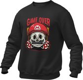 Gamer Kleding - Mario Bros Skull Game Over - Gaming Trui - Streamer