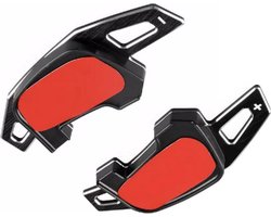 Black Aluminium Flippers Schakel Paddles Stuurwiel Stuur Geschikt Voor Golf 7 Gti Gtd Gte R Line Polo 6C DSG Scirocco Facelift Tsi Tdi Extentions