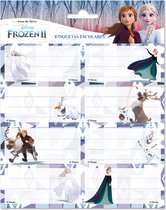 Disney Etiketten Frozen 2 Zelfklevend Wit/blauw 16 Stuks - stickers
