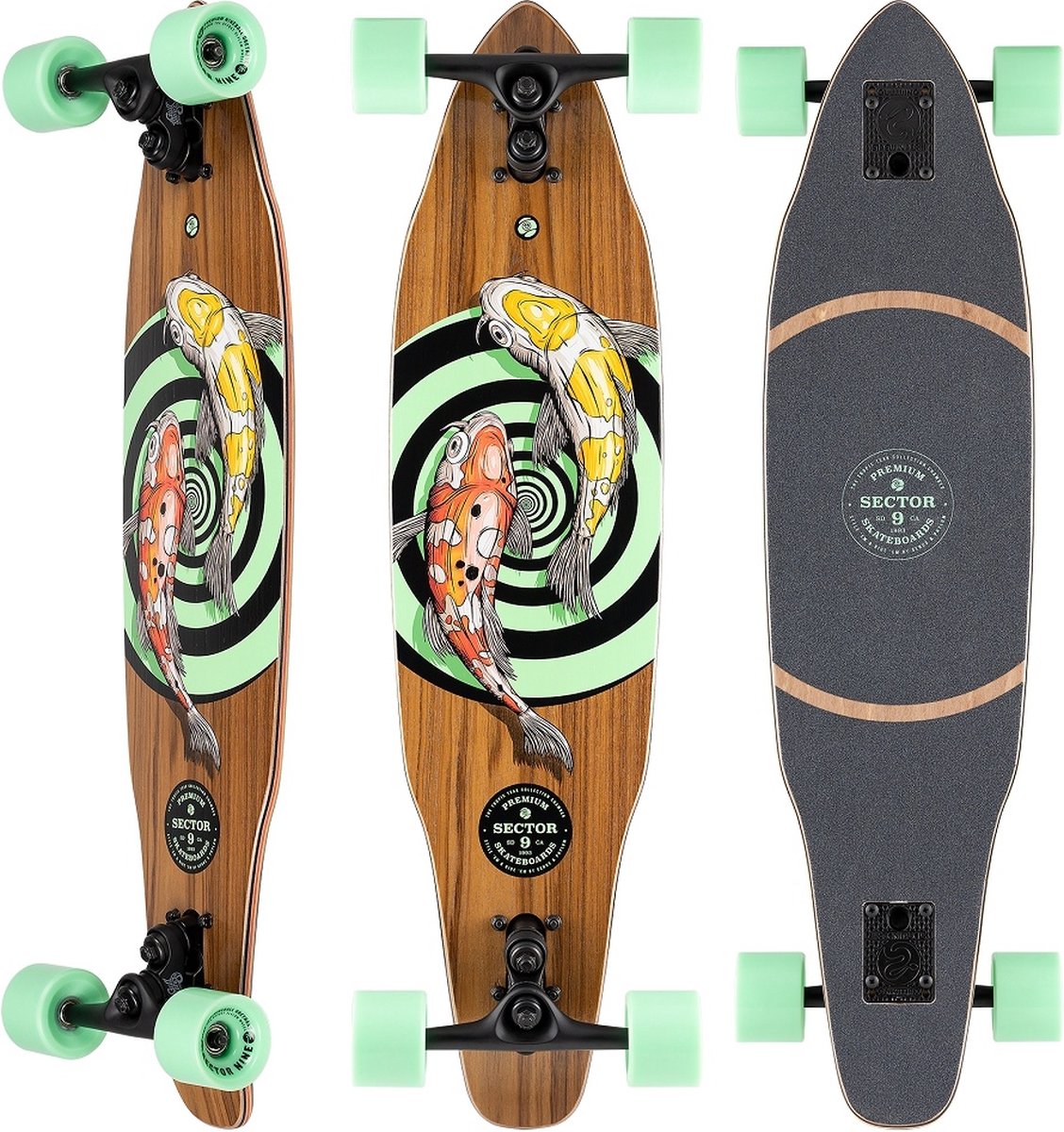 Sector 9 longboard Chamber Vortex 33.75 Veelkleurig