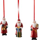 Villeroy & Boch Nostalgic Ornaments Pendentifs de Noël Père Noël 3pcs