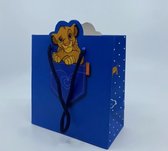 5 Luxe cadeau tasjes - Kartoons - Blauw - 14 x 14,6 x 7,1 cm - Kado verpakkingen -