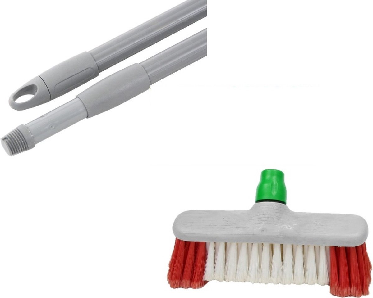 Goedkoopste Schrobber met telescoop steel/ luiwagen met telescoopsteel uitschuifbaar Schippers met baard