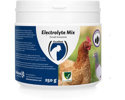 Excellent Electrolyten Mix voor kleinvee - Aanvullend dierenvoer voor pluimvee - Ondersteunt de spijsvertering - 250 Gram