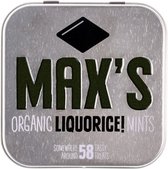 Max's Organic Mints | Liquorice | 8 x 35 gram