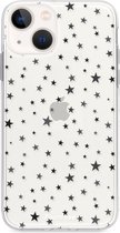 iPhone 13 hoesje TPU Soft Case - Back Cover - Stars / Sterretjes