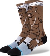 Stance Tupac Resurrected Crew Sokken - Black