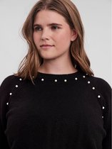 VERO MODA  Newpeppypearl LS O-Neck Blouse ZWART XS