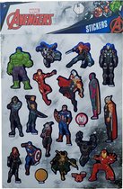 Avengers Stickerboek met glitters +/- 250 stickers