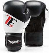 Gants de boxe Topfighter Sparring Noir / Blanc 4oz