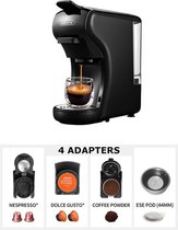 Interesting Living Koffiezetapparaat - 4-in-1 - Voor cups, poeder, dolce gusto en pads - Zwart - Meerdere capsules - Koffiemachine