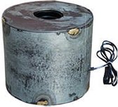 Tafellamp  - industriële lamp  - ijzer - met snoer en schakelaar  -  H10cm