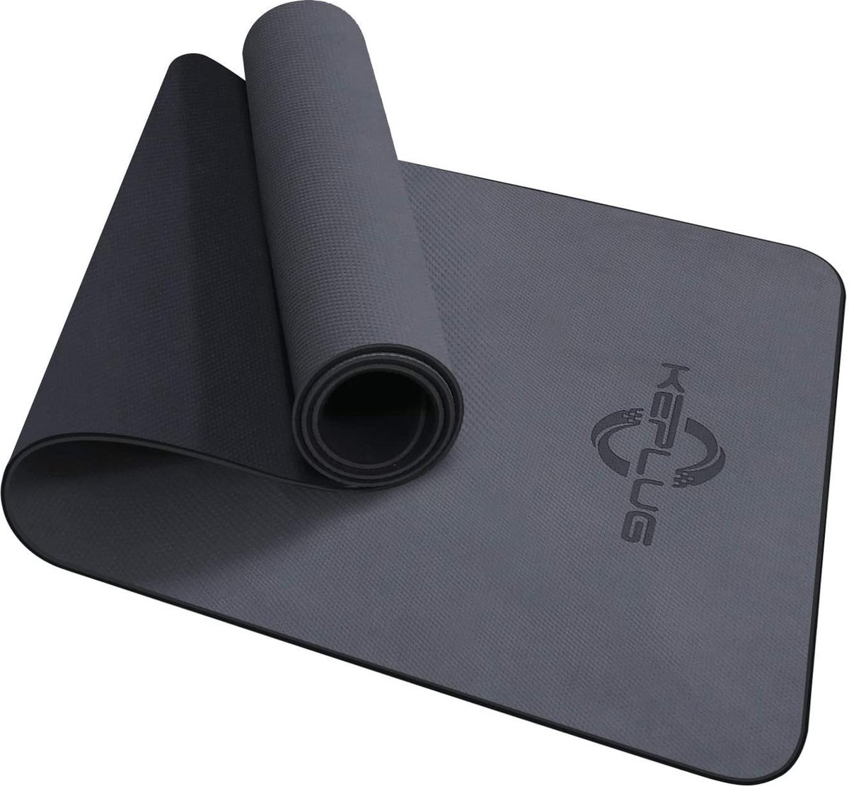 Tapis de yoga antidérapant Saferell - Rose - en TPE extra épais (6mm) -  Tapis de sport