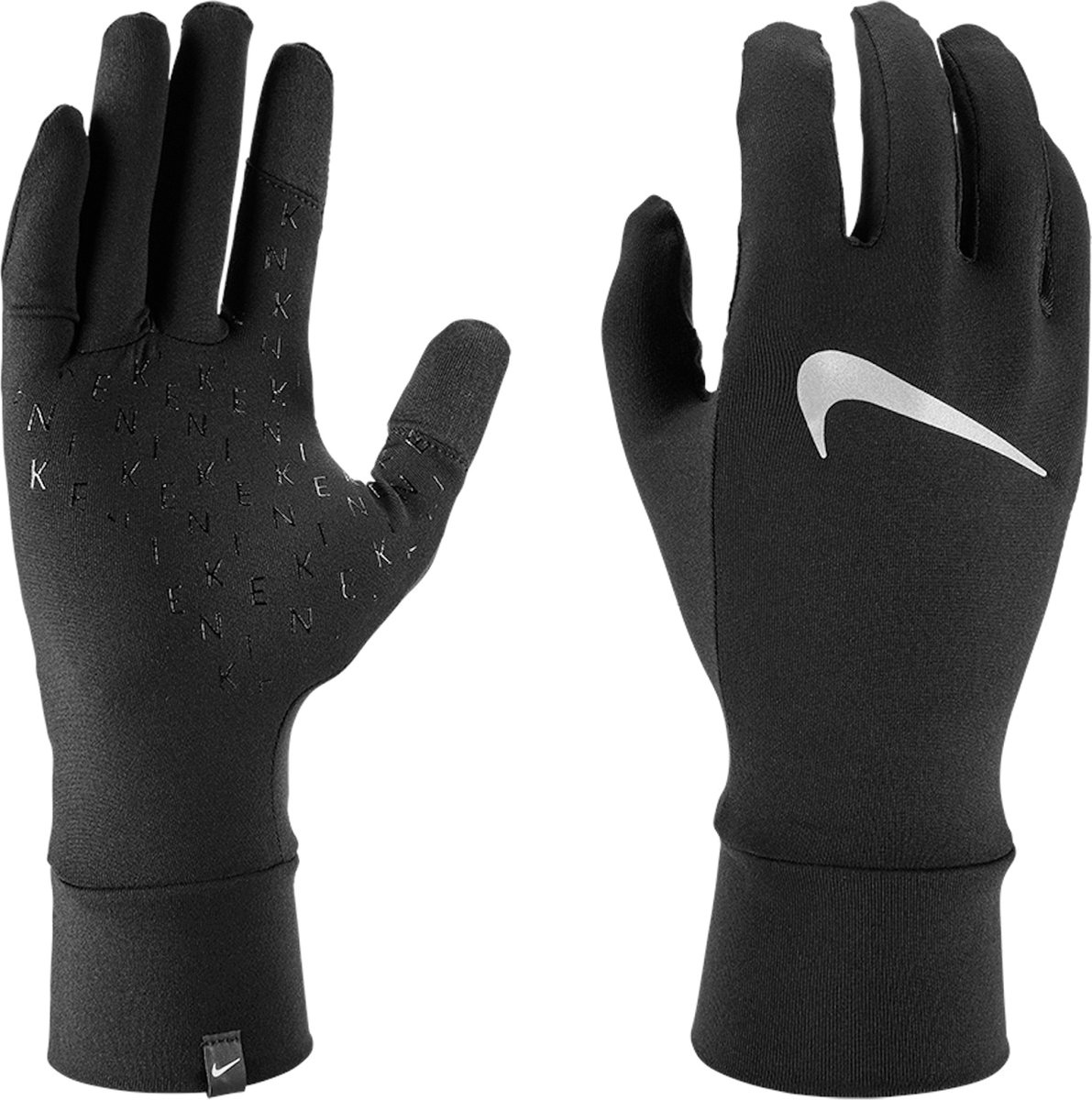 Nike Fleece Hardloophandschoenen Dames Zwart