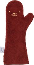 Nifty Washand Baby Shower Glove Seal Red