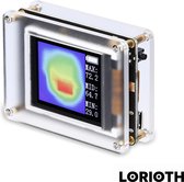 LORIOTH® Draagbare Infrarood Camera - Warmtemeter - Compacte Warmtebeeldcamera - Warmtebeeld - Temperatuur Sensoren - Transparant