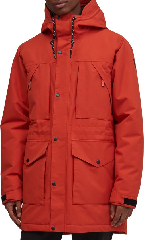 O'Neill Jas Men Journey Parka Rooibos Rood Sportjas Xl - Rooibos Rood 50% Recycled Polyester, 50% Polyester