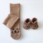 Cadeau set sokken Brom beer voor mama en baby - babyshower - kraamcadeau - sokken - brom - beer