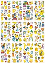 GEAR 3000® tattoos kinderen - tijdelijke tattoo - pokemon - 12 pack