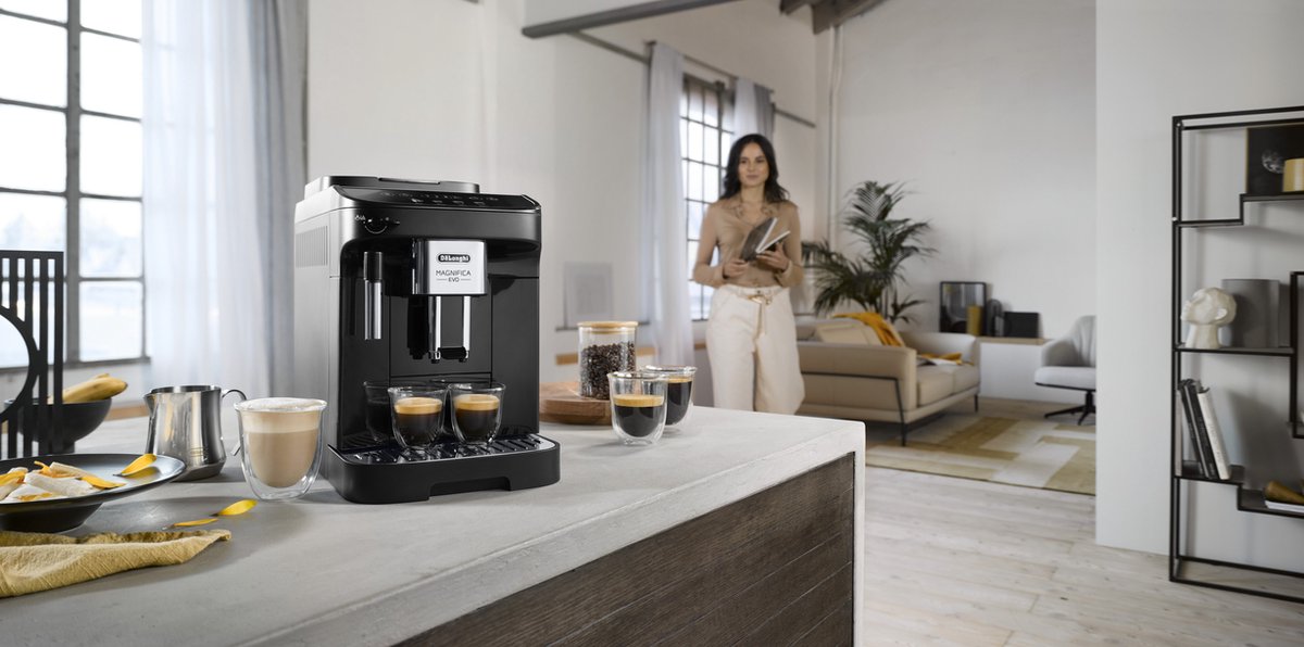De’Longhi Magnifica Evo - volautomatische espressomachine met 4 one-touch recepten - Zwart - ECAM290.22.B thumbnail 7