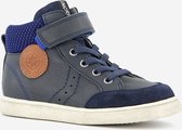 TwoDay hoge leren jongens sneakers - Blauw - Maat 26