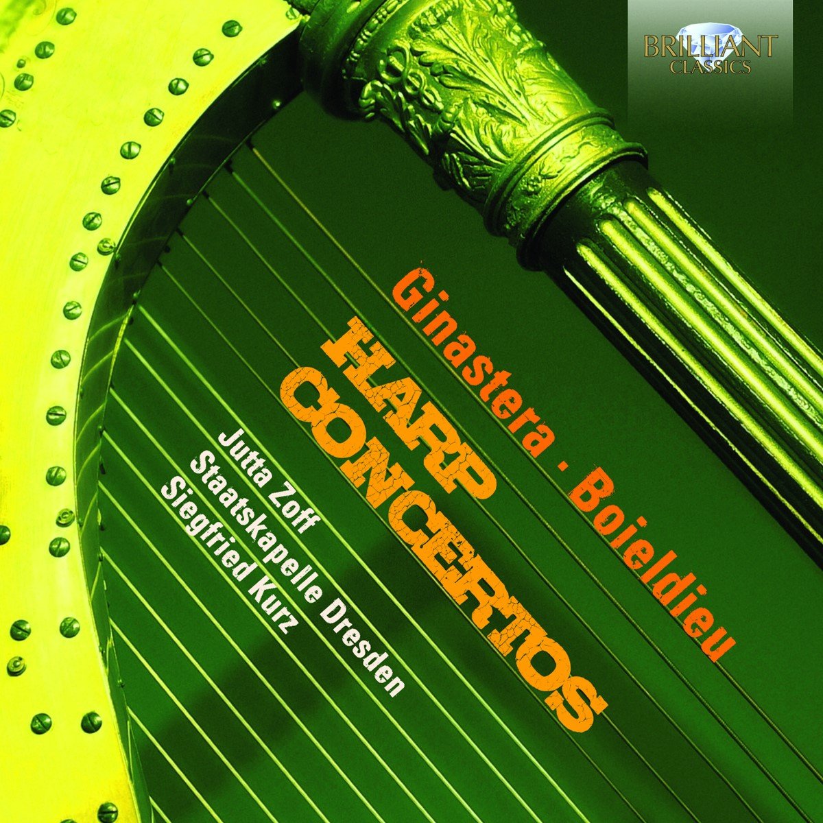 Jutta Zoff ,Staatskapelle Dresden, Siegfried Kurz - Ginastera/Boieldieu: Harp Concertos (CD)