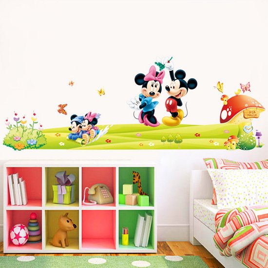 Mouse - - Kinderkamer - Muurdecoratie - Wandsticker - Sticker Voor... | bol.com